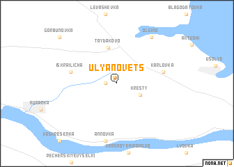 map of Ul\
