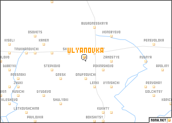 map of Ulʼyanovka