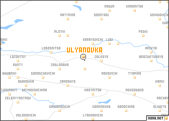 map of Ulʼyanovka