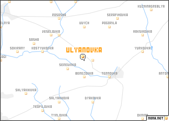 map of Ulʼyanovka