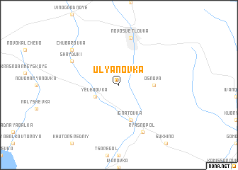 map of Ulʼyanovka