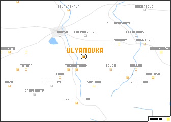 map of Ulʼyanovka