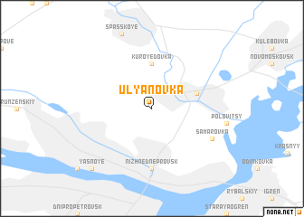 map of Ulʼyanovka