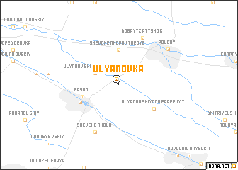 map of Ulʼyanovka
