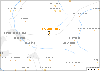 map of Ulʼyanovka