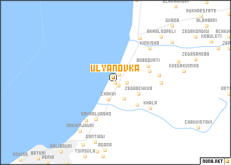 map of Ulʼyanovka