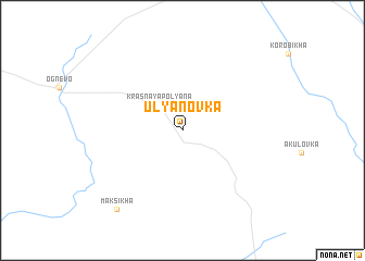 map of Ulʼyanovka