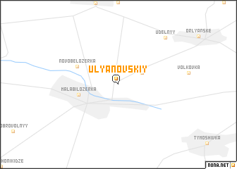 map of Ulʼyanovskiy