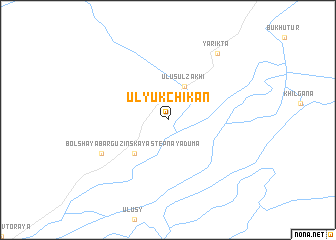 map of Ulyukchikan