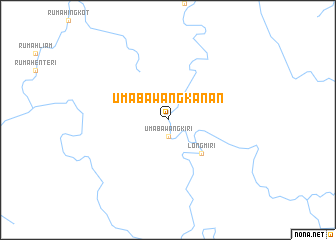 map of Uma Bawang Kanan