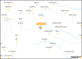 map of Umabo