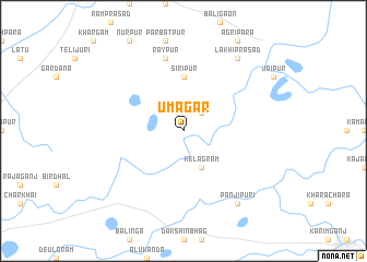 map of Umāgar