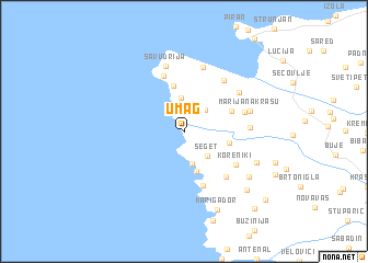 map of Umag
