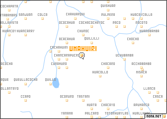 map of Umahuiri