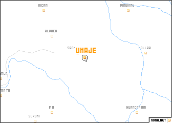 map of Umaje