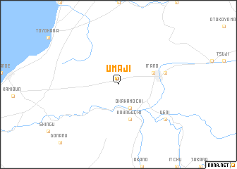 map of Umaji