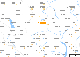 map of Umājuri