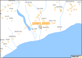 map of Umaklaran