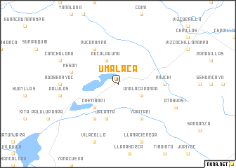 map of Umalaca