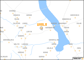 map of Umala