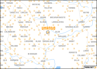 map of Umando