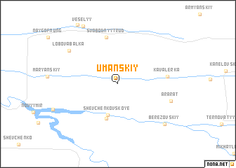 map of Umanskiy