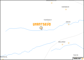 map of Umantsevo