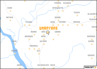 map of Umanyare