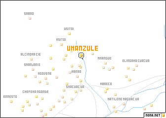 map of U. Manzule