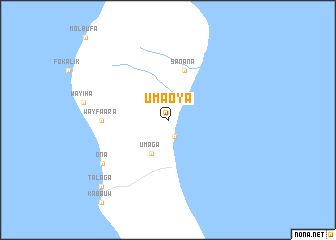 map of Umaoya