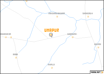 map of Umapur