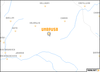 map of Umapusa