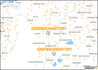 map of Umar Bakhsh Pitāfi