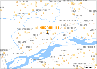 map of Umardīn Kili