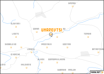 map of Umarevtsi