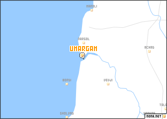 map of Umargām