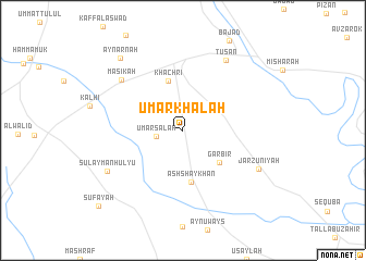 map of ‘Umar Khālah