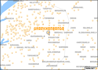 map of Umar Khān Bānda