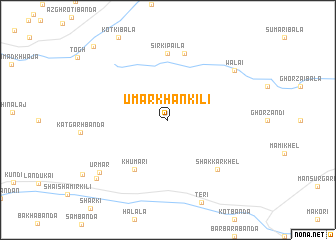 map of Umar Khān Kili