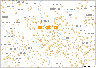 map of Umar Khān Kili