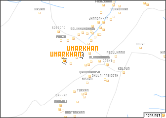 map of Umar Khān