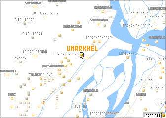 map of Umar Khel