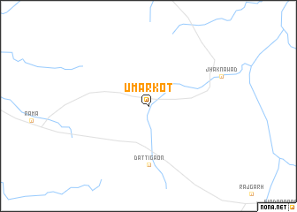 map of Umarkot