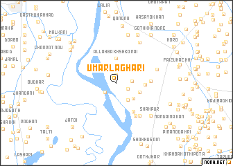 map of Umar Laghāri