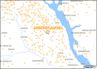 map of Umar Panju Khel