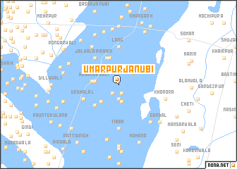 map of Umarpur Janūbi