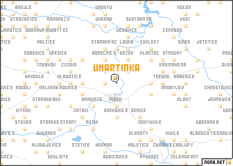 map of U Martinka