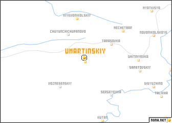 map of Umartinskiy