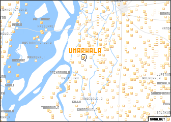 map of Umarwāla