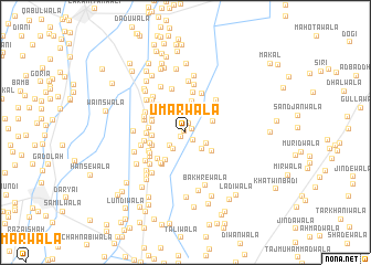 map of Umarwāla